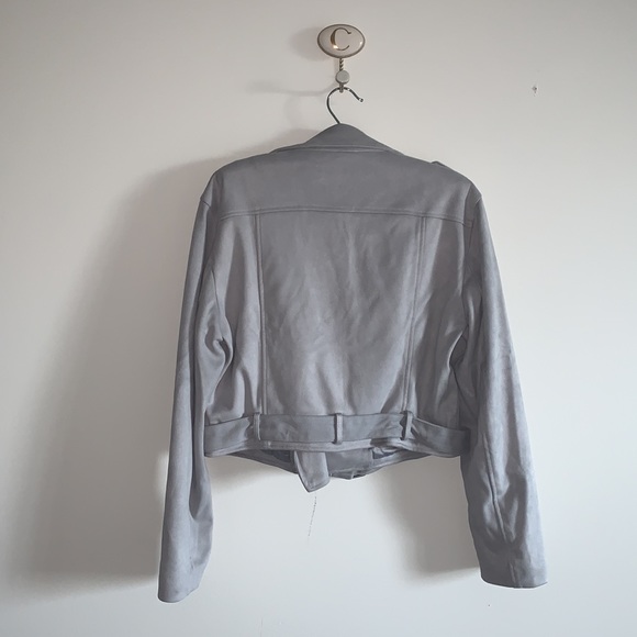 Forever 21 Faux Suede Moto Jacket - Picture 3 of 3